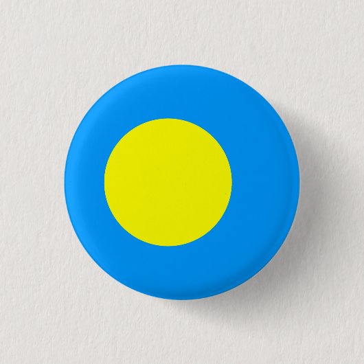 Flagge Palaus Button (Vorderseite)