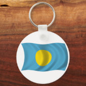 Flagge Palaus Schlüsselanhänger (Vorderseite)
