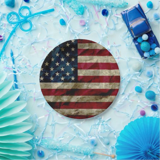 Flagge Pappteller (Party)