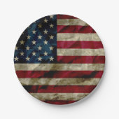 Flagge Pappteller (Vorderseite)