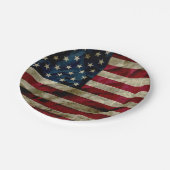 Flagge Pappteller (Schrägansicht)