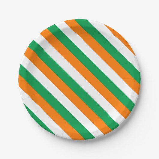 Flagge Pappteller (Vorderseite)