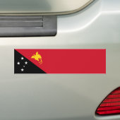 Flagge Papua - Neue Guinea Autoaufkleber (Auf Auto)