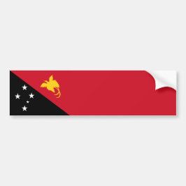 Flagge Papua - Neue Guinea Autoaufkleber