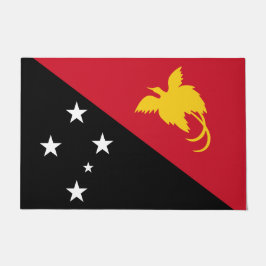 Flagge Papua - Neue Guinea Fußmatte