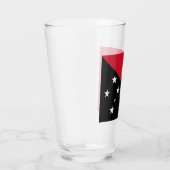 Flagge Papua - Neue Guinea Glas (Rechts)