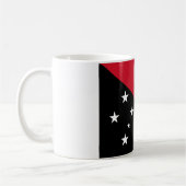 Flagge Papua - Neue Guinea Kaffeetasse (Links)