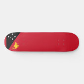 Flagge Papua - Neue Guinea Skateboard (Horizontal)