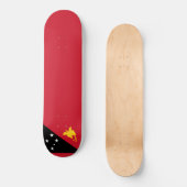 Flagge Papua - Neue Guinea Skateboard (Vorderseite)