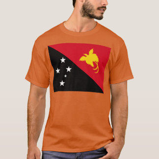Flagge Papua - Neue Guinea T-Shirt