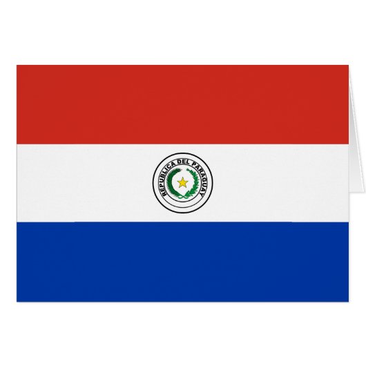 Flagge Paraguays (Vorderseite (Horizontal))