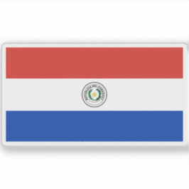 Flagge Paraguays Aufkleber