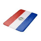 Flagge Paraguays Badematte (Schrägansicht)