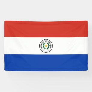 Flagge Paraguays Banner