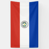 Flagge Paraguays Banner (Vertikal)