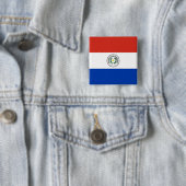 Flagge Paraguays Button (Beispiel)