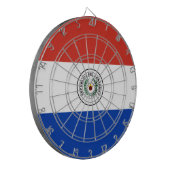 Flagge Paraguays Dartscheibe (Vorderseite Links)