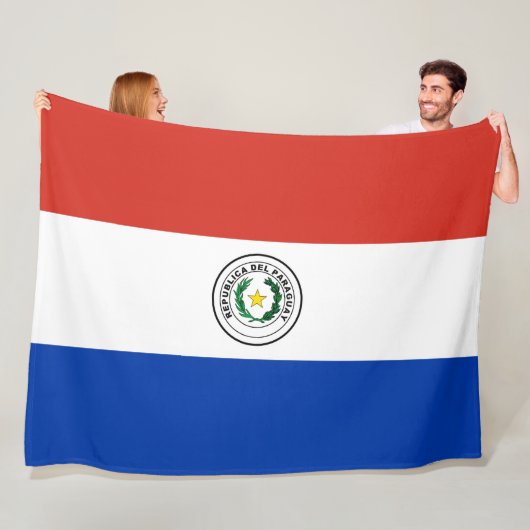 Flagge Paraguays Fleecedecke (Beispiel)