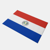 Flagge Paraguays Fußmatte (Schrägansicht)