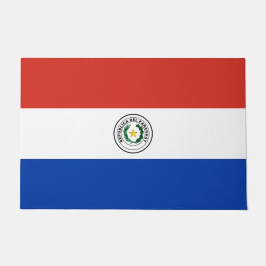 Flagge Paraguays Fußmatte (Vorderseite)