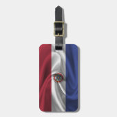 Flagge Paraguays Gepäckanhänger (Vorderseite vertikal)