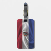 Flagge Paraguays Gepäckanhänger (Rückseite vertikal)