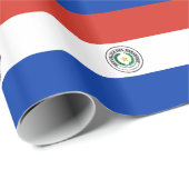 Flagge Paraguays Geschenkpapier (Rolleneckpunkt)