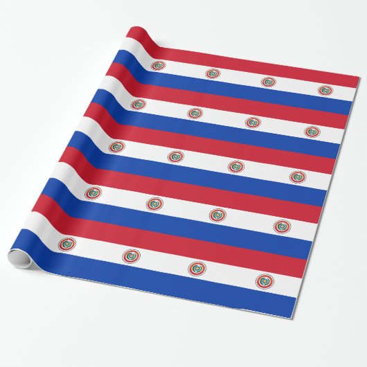 Flagge Paraguays Geschenkpapier (Ungerollt)