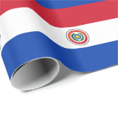 Flagge Paraguays Geschenkpapier (Rolleneckpunkt)