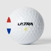 Flagge Paraguays Golfball (Logo)