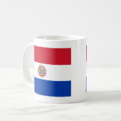 Flagge Paraguays Kaffeetasse (Vorderseite Links)