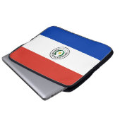 Flagge Paraguays Laptopschutzhülle (Vorne Knopf)