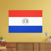 Flagge Paraguays Leinwanddruck (Insitu (Wohnzimmer))