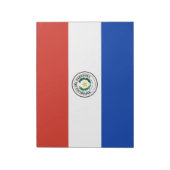 Flagge Paraguays Notizblock (Rotiert)
