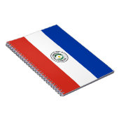 Flagge Paraguays Notizblock (Rechte Seite)