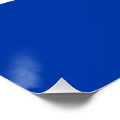 Flagge Paraguays Poster (Ecke)