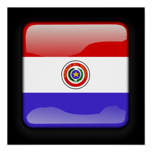 Flagge Paraguays Poster (Vorderseite)