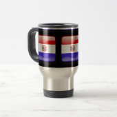 Flagge Paraguays Reisebecher (Vorderseite Links)