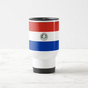 Flagge Paraguays Reisebecher