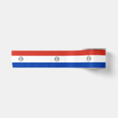 Flagge Paraguays Satinband (Vorderseite)