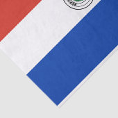 Flagge Paraguays Seidenpapier (Ausschnitt)