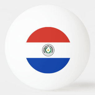 Flagge Paraguays Tischtennisball