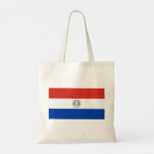 Flagge Paraguays Tragetasche (Rückseite)