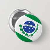 Flagge Paranás, Brasilien Button (Vorne & Hinten)