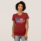 Flagge-patriotisches T-Shirt (Vorne ganz)