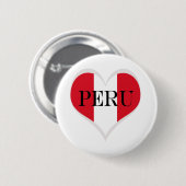 Flagge Peru Pabellón Nacional Button (Vorne & Hinten)