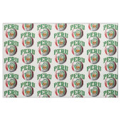 Flagge Peru Peruanisches Fußballball-Muster Stoff (Fat Quarter (45,7 x 55,9 cm))
