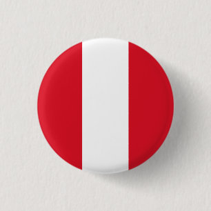 Flagge Perus Button