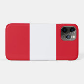 Flagge Perus Case-Mate iPhone Hülle (Rückseite (Horizontal))