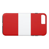 Flagge Perus Case-Mate iPhone Hülle (Rückseite (Horizontal))